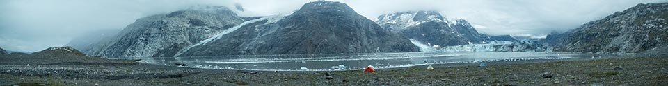 A senic view of a Glacier in Glacier National Park